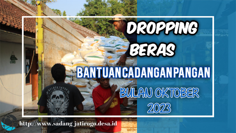 DROPPING CADANGAN BANTUAN PANGAN BULAN OKTOBER 2023